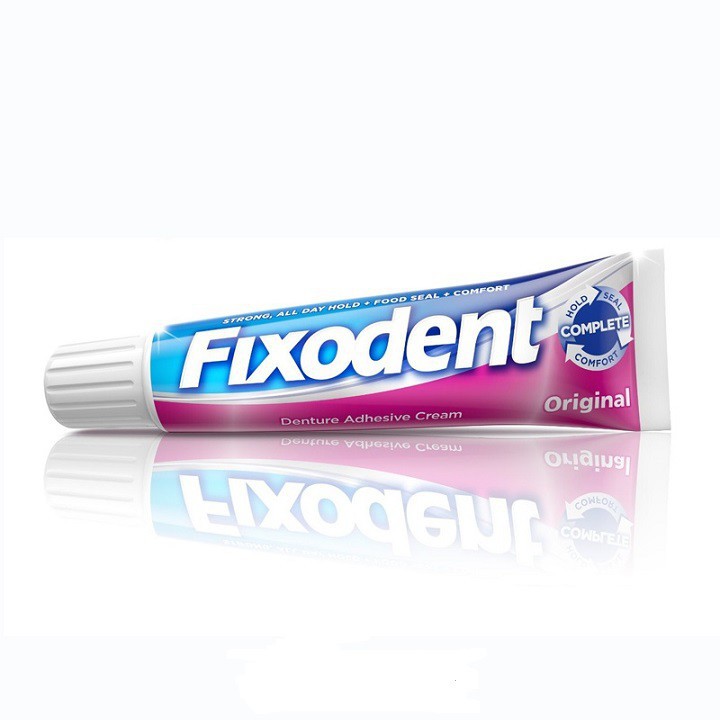 Kem dán hàm răng giả fixodent