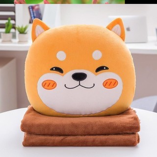 Bộ gối chăn văn phòng thú mặt tròn