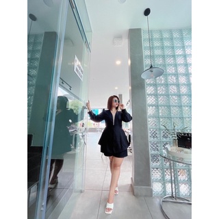 (Shop bigsize nữ 50kg đến 90kg) Set áo tay dài cổ V liền quần