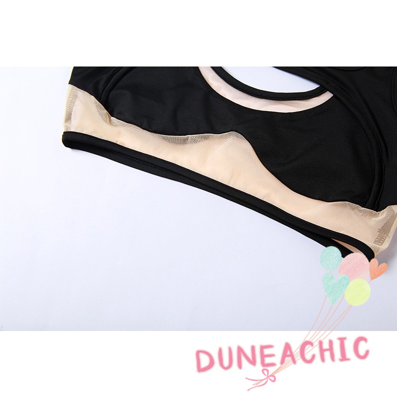 Bộ Áo Tank Top Khoét Lỗ + Quần Dài Lưng Cao Thời Trang L0411