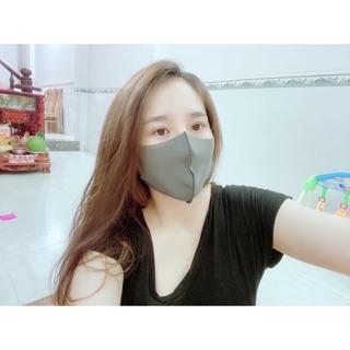 Khẩu trang 3D vải có hình thật