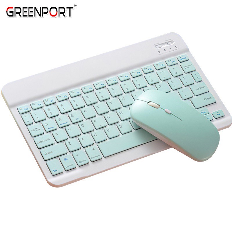 Bộ Bàn Phím Và Chuột Bluetooth Không Dây Cho Điện Thoại/Máy Tính Bảng Đa Năng SIÊU Cute.abong