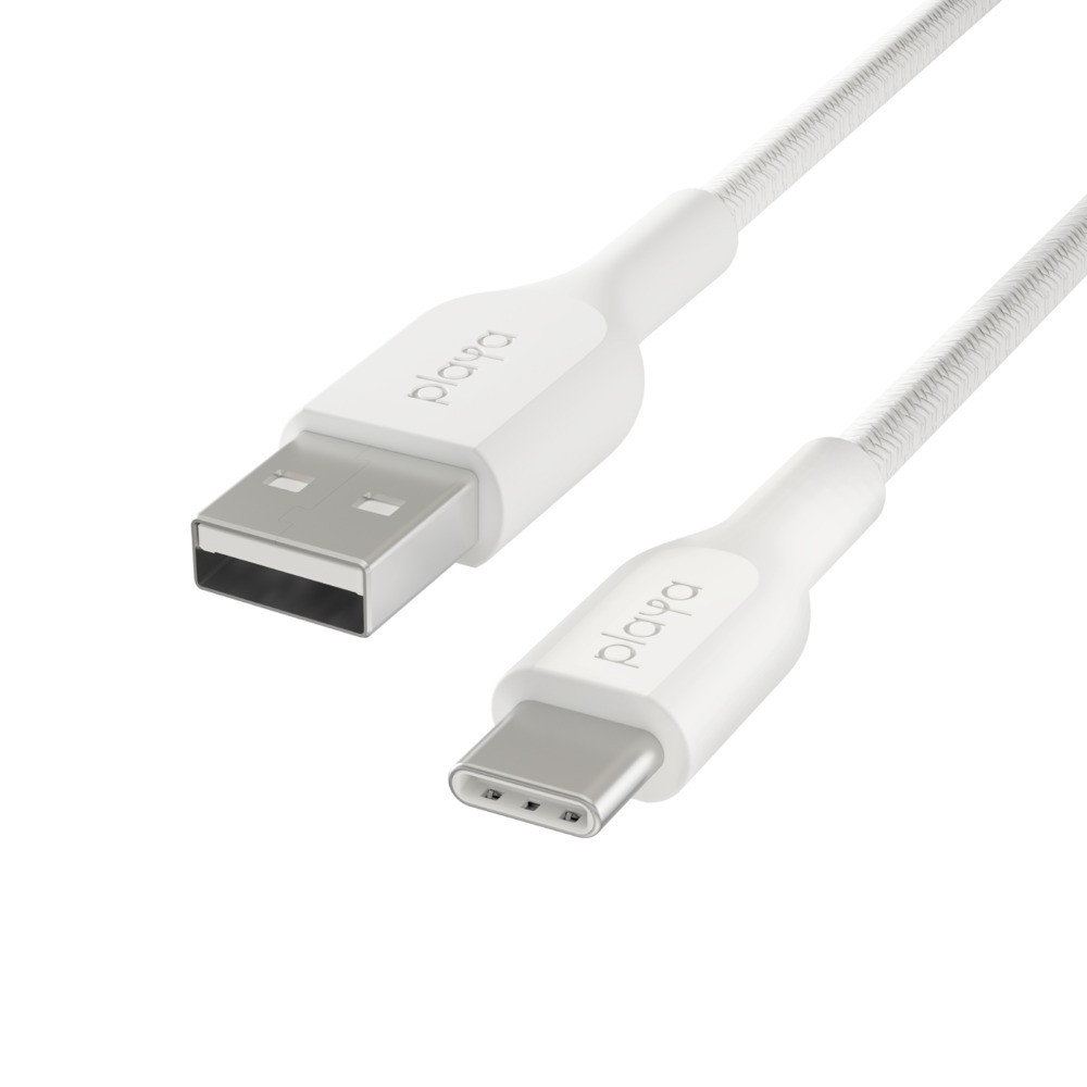 Cáp sạc USB Type C Belkin Playa vỏ dù, 1m &amp; 2m - Hàng Chính Hãng - Bảo Hành 2 Năm