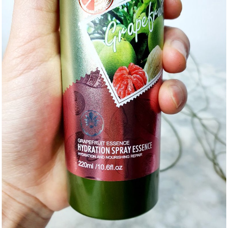 Xịt tóc tinh dầu bưởi Grapefruit 220ml ngăn rụng tóc, kích thích mọc tóc. Chính hãng 100%