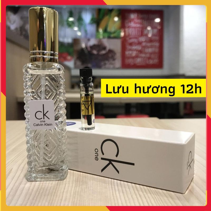 Nước Hoa Nam Nữ Thơm Lâu C.k One 20ml Parfum Mùi Hương Ngọt Ngào | Thế Giới Skin Care