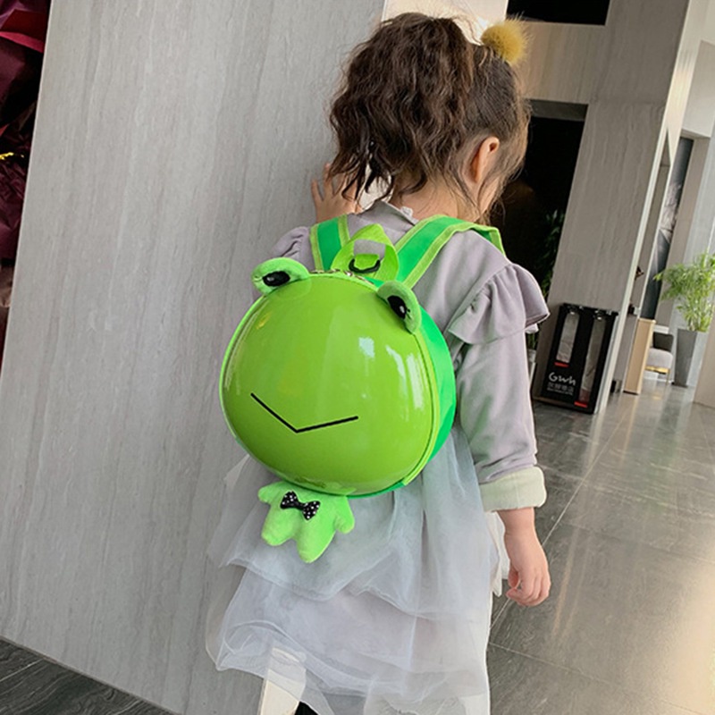 Ba Lô Vỏ Trứng Hình Động Vật Hoạt Hình Phối Khóa Kéo Cho Bé Mẫu Giáo