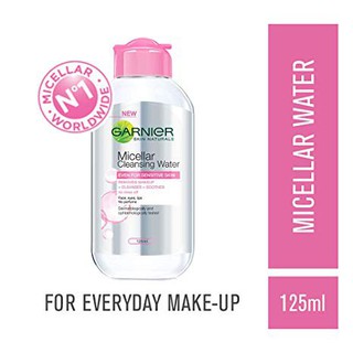 Tẩy Trang Garnier Mini 125ml Cho Da Nhạy Cảm - Hồng, Xanh