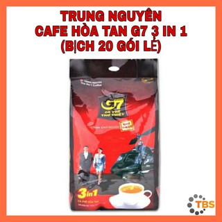 [TRUNG NGUYÊN-CAFE SỮA G7, BỊCH 20 GÓI] Cafe, Cà phê sữa hòa tan G7 3in1
