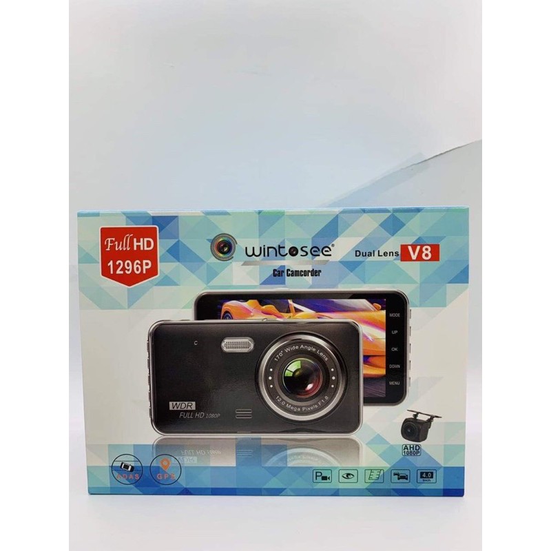 ➡Camera Hành Trình WINTOSEE V8-4INCH - Không GPS -FULL HD 1296P SIÊU NÉT - Bảo hành 12 tháng
