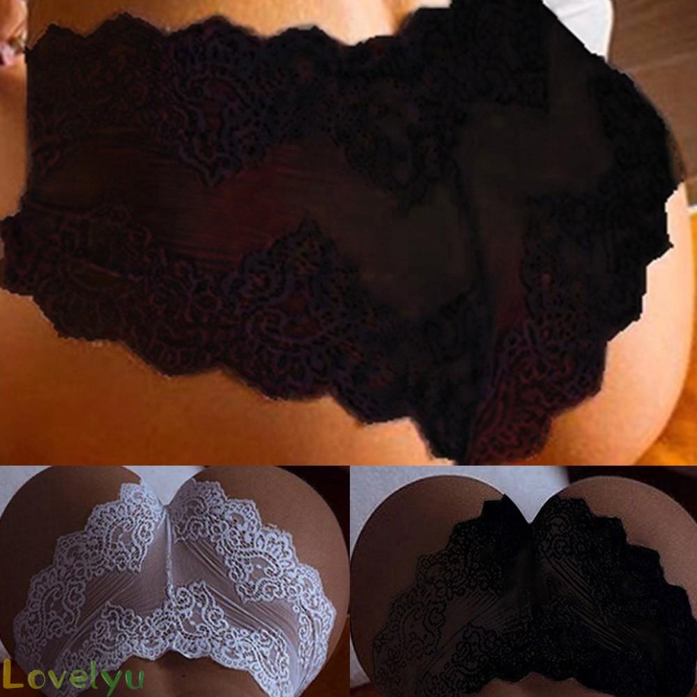 【LOVELYU】Womens Sexy Lace Floral French Knickers High Waist Lingerie Underwear Panties【Good Quality】