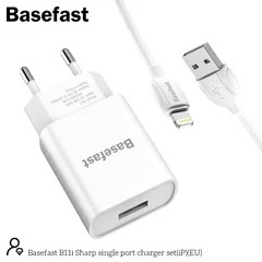Bộ Sạc Nhanh Basefast B11i, B11a, B11m - Công Suất 10.5W Ic Nhận Dạng Thông Minh - Hàng Chính Hãng