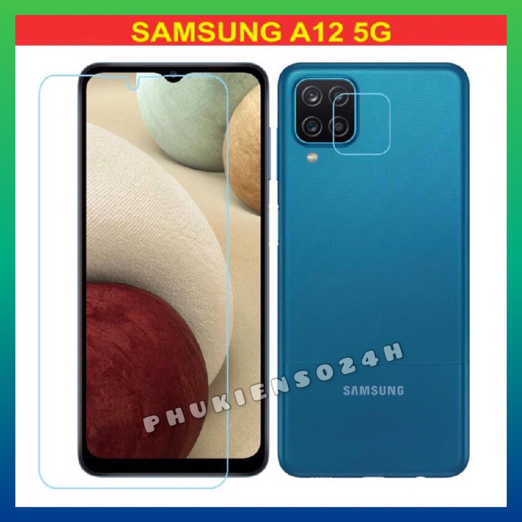 Kính Cường Lực Nano Dẻo SAMSUNG A12 5G / M12 + Dán Bảo vệ camera SAMSUNG A12 5G