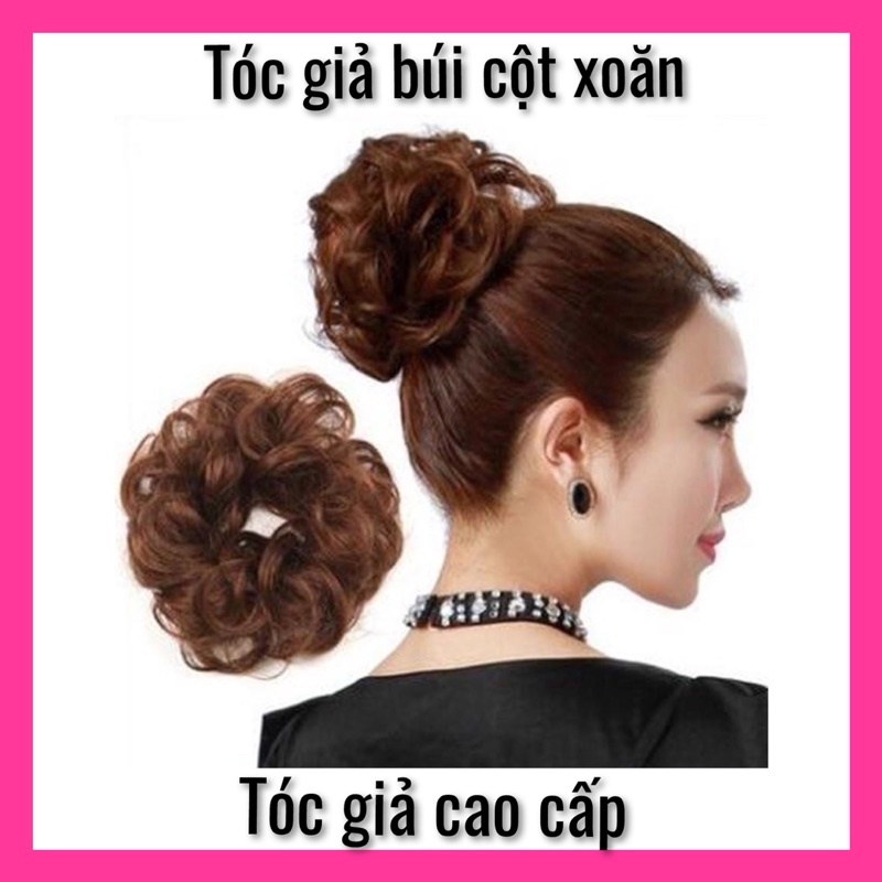 tóc giả búi rối tóc giả thời trang trung niên dày đẹp ✳️FREESHIP ❇️