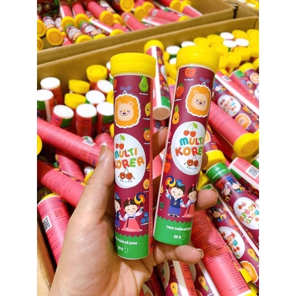 VIÊN SỦI MULTI KOREA - CUNG CẤP VITAMIN - GIẢI NHIỆT - TĂNG SỨC ĐỀ KHÁNG