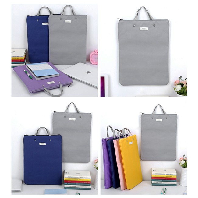 HCM - Túi vải 38cm đựng macbook laptop tài liệu sách vở có xốp đệm chốn | BigBuy360 - bigbuy360.vn