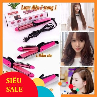 Máy Làm Tóc 3 Trong 1 NOVA (Uốn, Duỗi, Bấm)