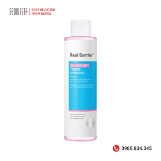 Nước cân bằng làm dịu và dưỡng ẩm REAL BARRIER Cicarelief Toner