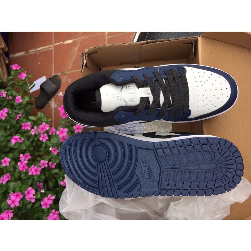 Giày thể thao Jodan NAVY hight, giày jodan xanh than cổ thấp, cổ cao cả nam và nữ hàng Full Box | BigBuy360 - bigbuy360.vn