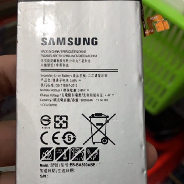 Pin Samsung Galaxy A8 2015 (A800) 3050mAh- Hàng nhập Khẩu