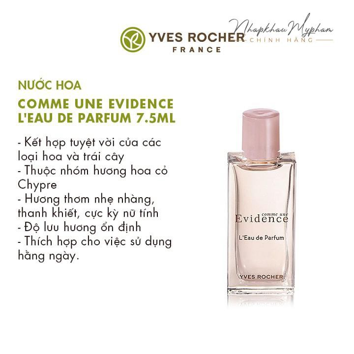 [Auth] Nước Hoa Mini Yves Rocher Comme Une Evidence 7.5ml