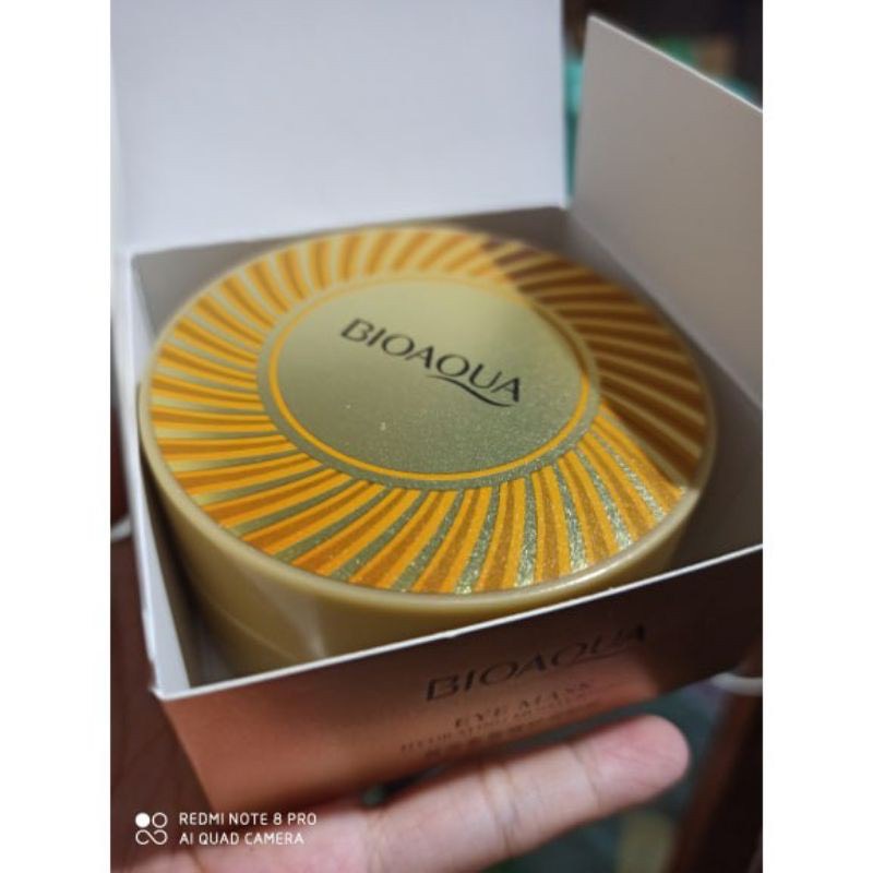 Hộp 60 miếng mặt nạ dưỡng mắt Bioaqua Eyemask - Mask collagen nâng cơ mắt và khắc phụ thâm mắt hiệu quả