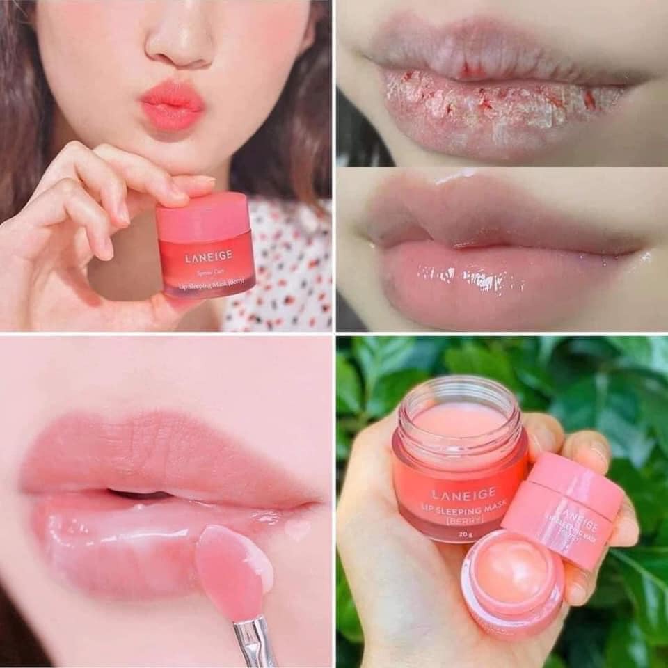 Mặt nạ ngủ môi sleeping mask hũ 20g