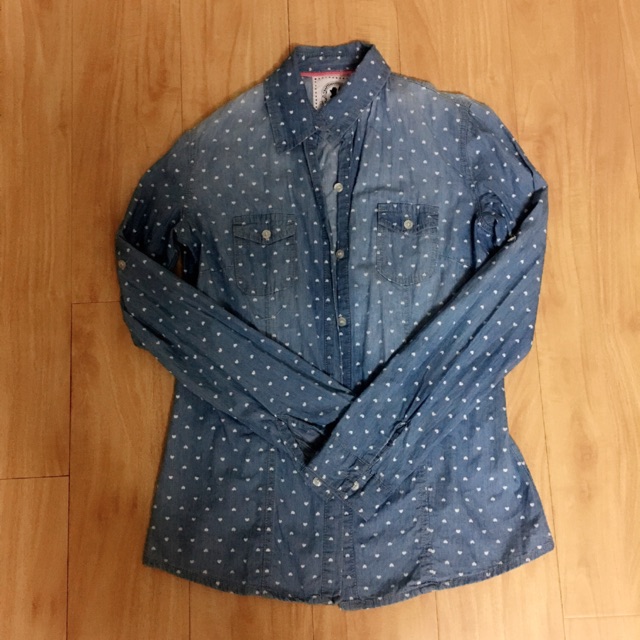 ☘️Thanh lí áo demin chấm bi ☘️☘️