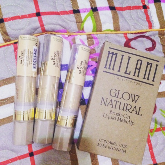 Combo 3 kem nền chổi Milani tone trắng #01_milani