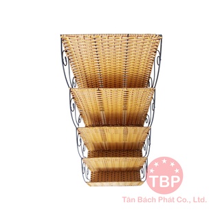 Kệ báo - kệ sách mây tre | tabafaco