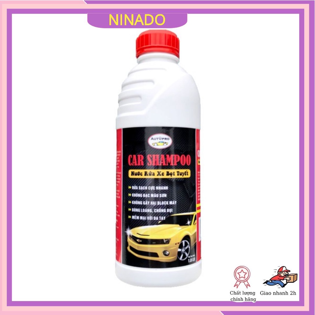 Nước rửa xe bọt tuyết Car Shampoo Autopro 1L