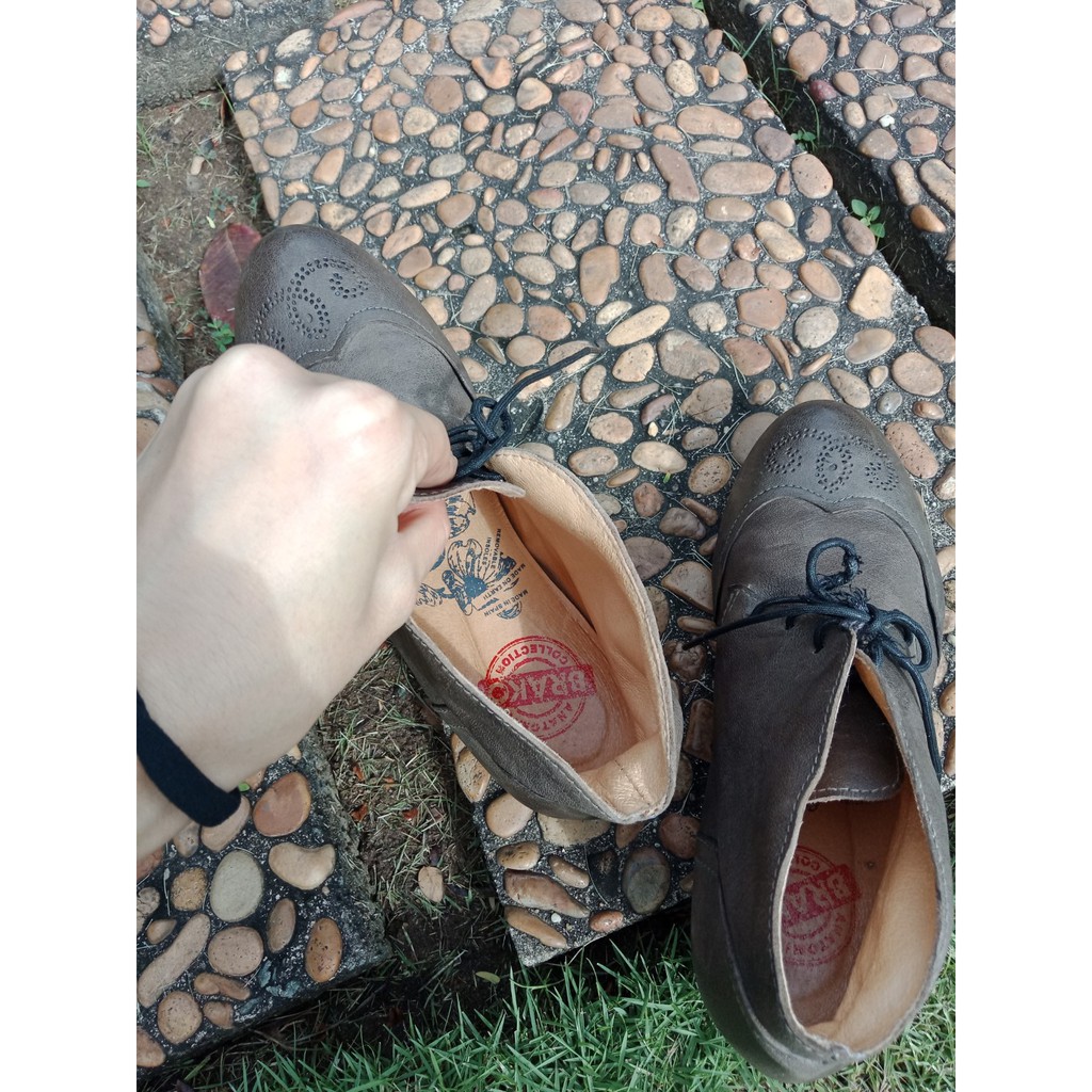 Boot da thật size 39 hiệu BraKo Second-hand - Đồ Si Bon- Bốt