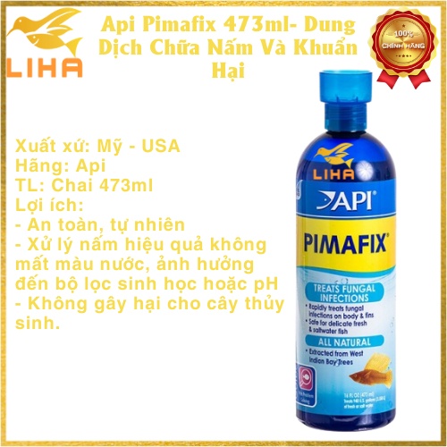 Api Pimafix - Dung Dịch Chữa Nấm Và Khuẩn Hại Cho Cá Cảnh