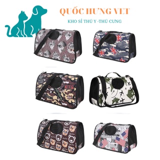 Túi vận chuyển chó mèo - túi vận chuyển thú cưng cao cấp- quốc hưng vet