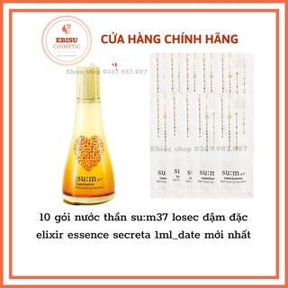 10 gói nước thần su:m37 losec đậm đặc elixir essence secreta 1ml_date mới nhất
