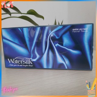 Hộp 150 tờ khăn giấy Watersilk