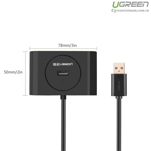 Cáp nối USB 1 đầu đực, 1 đầu cái 3.0, ugreen 30127 - Hàng chính hãng