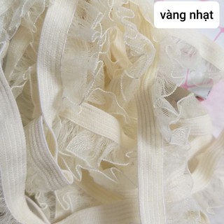 Thun viền bèo , có  nhiều màu,size 1.5cm_2cm (5 mét )