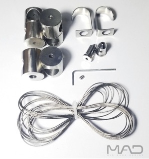 Cáp treo đèn inox