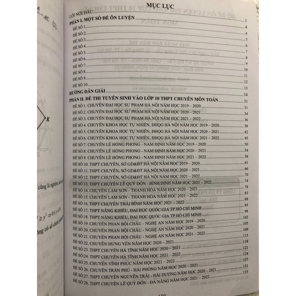 Sách - Bộ đề ôn luyện thi vào lớp 10 THPT chuyên Môn Toán