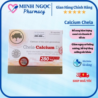 Canxi Chela-Calcium D3 – Canxi cho bà bầu, bổ sung canxi và vitamin D3 36.6g