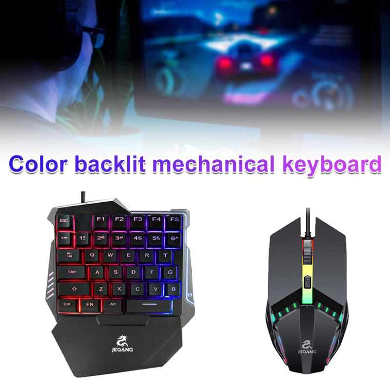 Mới Bàn Phím Cơ Chơi Game Mini Có Đèn Nền Rgb Cho Pc Ps4 Xbox