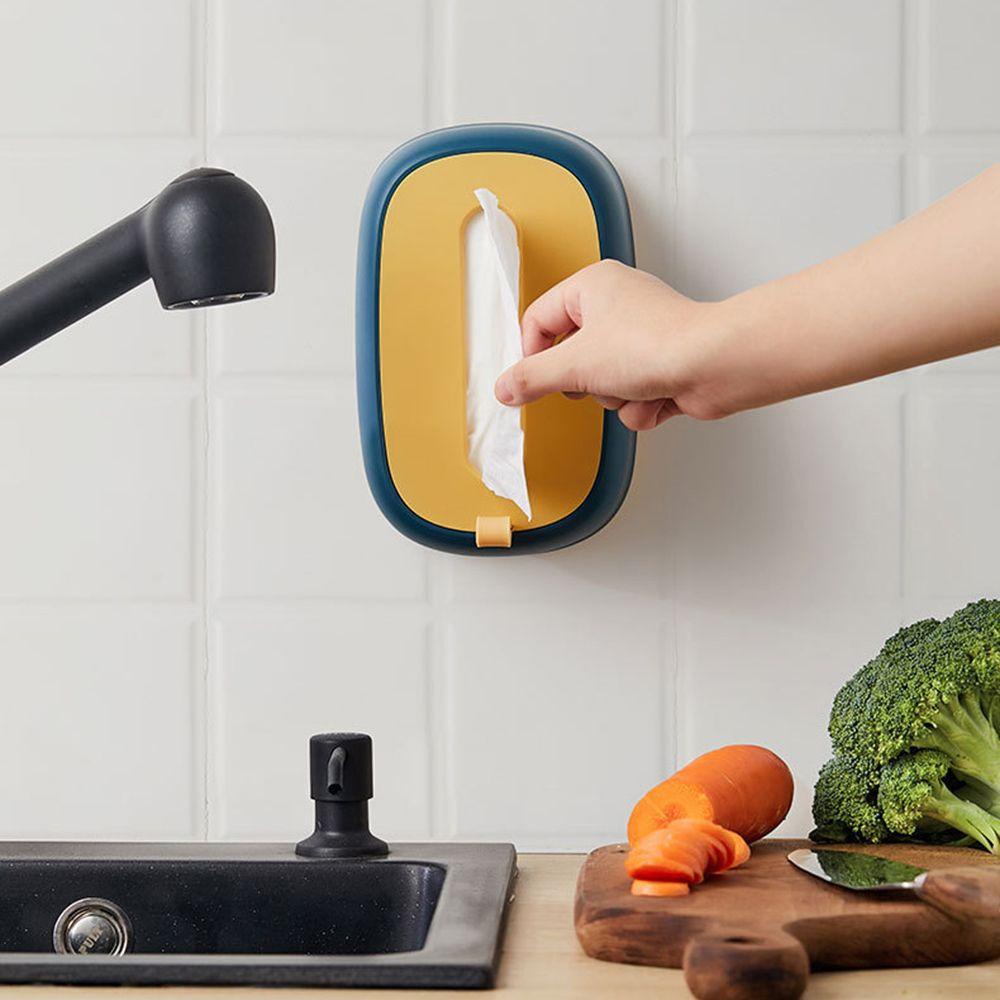 BTLIMER Hộp Đựng Khăn Giấy Treo Tường Đa Năng Thời Trang
