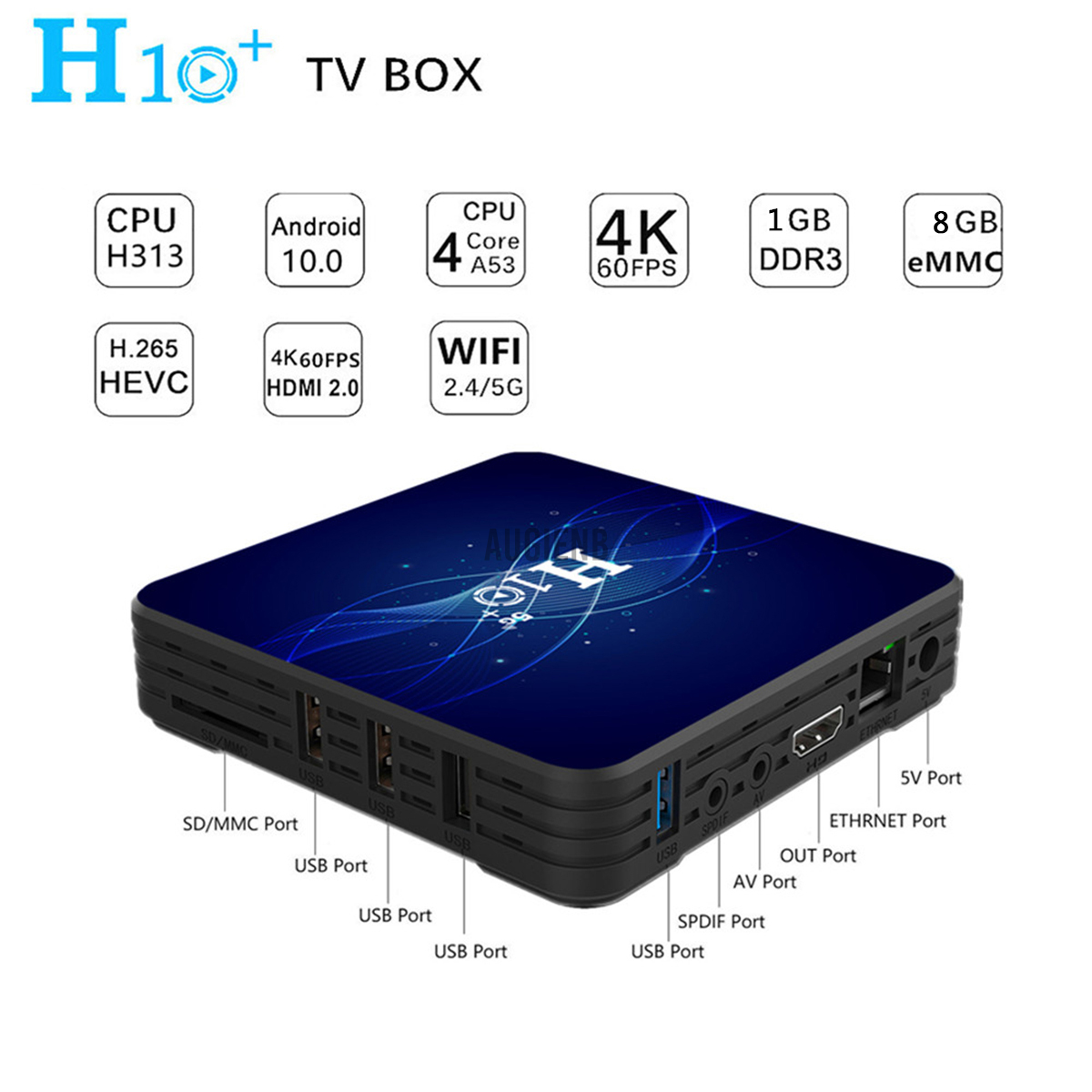 Thiết Bị Chuyển Đổi Tv Thường Thành Smart Tv Thông Minh Android 10.0 Quad Core 64bit 1g 8gb Hd