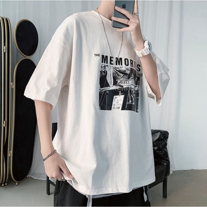 Áo Thun Tay Lỡ the MEMORIES Form Rộng Siêu Hot🍁 Unisex nam nữ đều mặc được | BigBuy360 - bigbuy360.vn