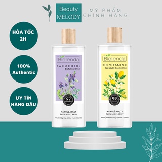 Nước tẩy trang làm sạch sâu Bielenda dưỡng ẩm/trẻ hoá da Bielenda Bakuchiol-Bielenda Bio Vitamin C