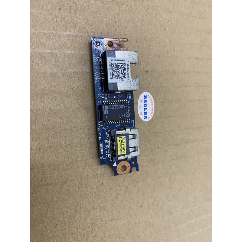 Board cổng Lan và cổng usb laptop Toshiba L40-A