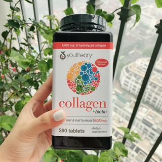 Collagen Biotin Của Youtheory Của Mỹ