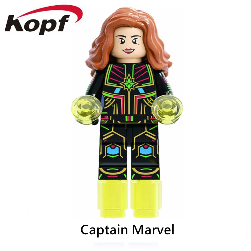 Đồ Chơi Xếp Hình Nhân Vật Bác Sĩ Strange Hawkeye Trong Phim Captain Marvel Thor Valkyrie