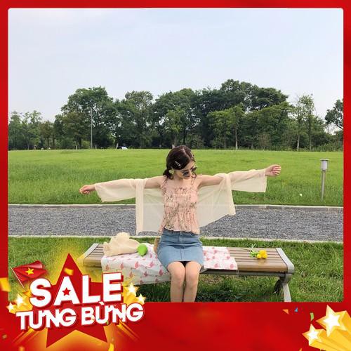 Áo Khoác Trắng Voan Mỏng Viền Ren Khoác Nhẹ Đi Biển Cardigan - Có Sẵn Ulzzang Style -Hàng nhập khẩu