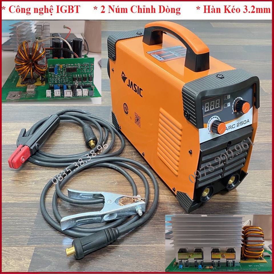 Máy Hàn Điện Tử Máy hàn Mini JASIC ARC-250E Model Mới Công Nghệ Anh Quốc